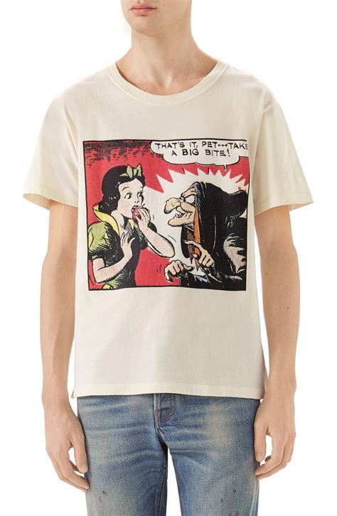 snow white gucci t shirt|Gucci logo t shirt.